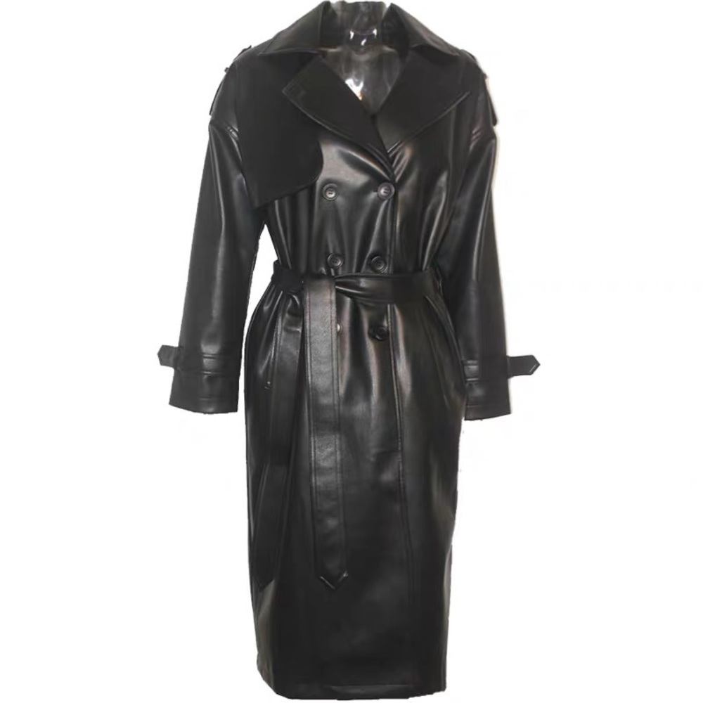 Pvc leather jacket